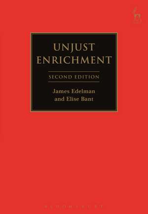 Unjust Enrichment de Professor Elise Bant