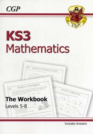 KS3 Maths Workbook - Higher (includes answers) de Cgp Books