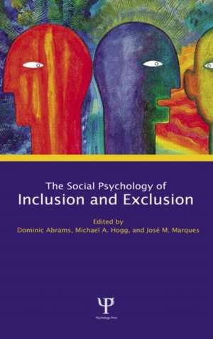 Social Psychology of Inclusion and Exclusion de Dominic Abrams