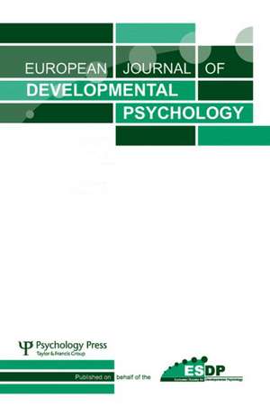 Developmental Co-construction of Cognition: A Special Issue of European Journal of Developmental Psychology de Christine Sorsana