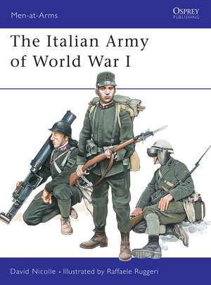 The Italian Army of World War I de Dr David Nicolle