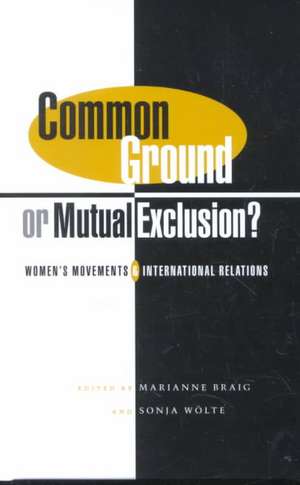 Common Ground or Mutual Exclusion?
