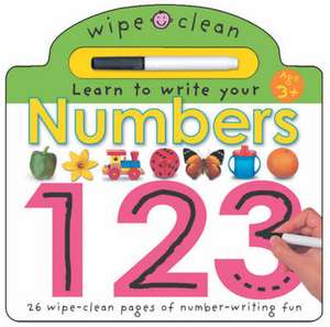 Wipe Clean - Numbers de Roger Priddy