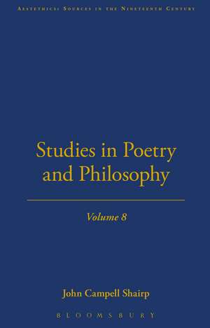 Studies In Poetry And Philosophy de John Campbell Shairp