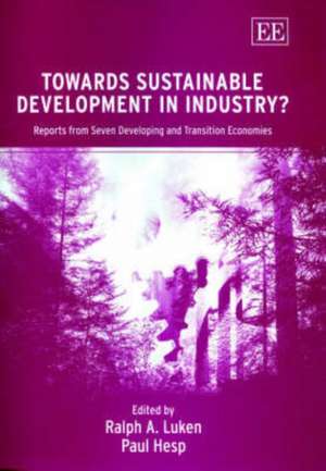 Towards Sustainable Development in Industry? – Reports from Seven Developing and Transition Economies de Ralph A. Luken