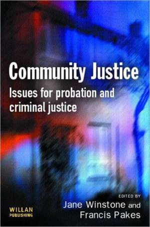 Community Justice de Jane Winstone