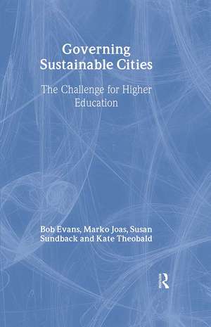Governing Sustainable Cities de Bob Evans