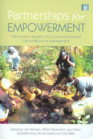 Partnerships for Empowerment: Participatory Research for Community-based Natural Resource Management de Carl Wilmsen