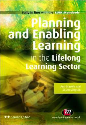 Planning and Enabling Learning in the Lifelong Learning Sector de Ann Gravells