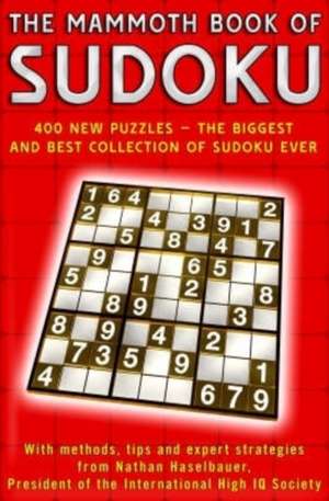 Haselbauer, N: The Mammoth Book of Sudoku de Nathan Haselbauer