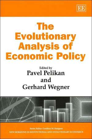 The Evolutionary Analysis of Economic Policy de Pavel Pelikan