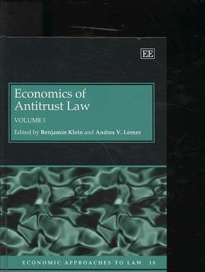 Economics of Antitrust Law de Benjamin Klein