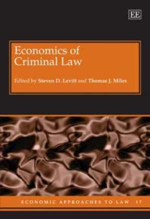 Economics of Criminal Law de Steven D. Levitt