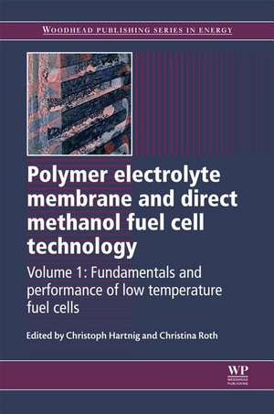 Polymer Electrolyte Membrane and Direct Methanol Fuel Cell Technology: Volume 1: Fundamentals and Performance of Low Temperature Fuel Cells de Christoph Hartnig