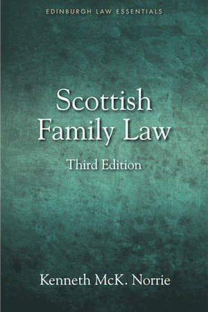 Scottish Family Law: A Critical Analysis de Professor Kenneth McKNorrie