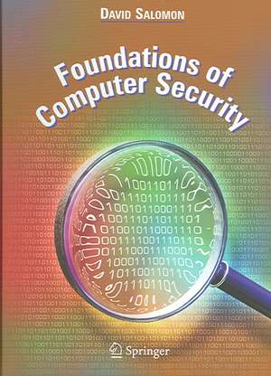 Foundations of Computer Security de David Salomon