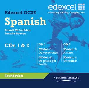 Edexcel GCSE Spanish Foundation Audio CDs de ANNELI MCLACHLAN