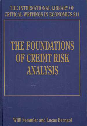 The Foundations of Credit Risk Analysis de Willi Semmler