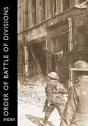 Order of Battle of Divisions, Index de Ray Westlake