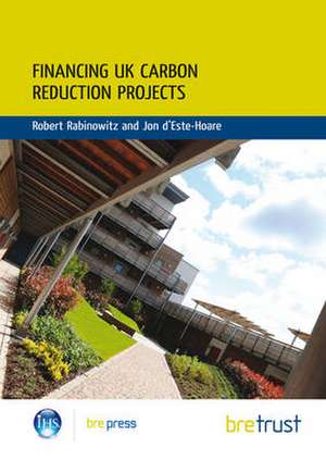 Financing UK Carbon Reduction Projects: (Fb 31) de Robert Rabinowitz