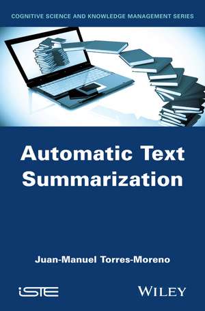 Automatic Text Summarization de Torres–Moreno