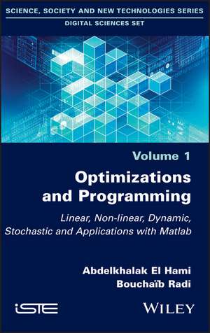 Optimizations and Programming – Linear, Non–linear ,Dynamic, Stochastic and Applications with Matlab de A El Hami