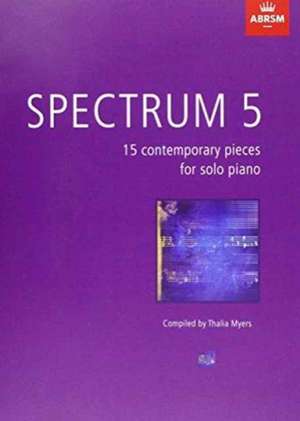 Spectrum 5: 15 contemporary pieces for solo piano