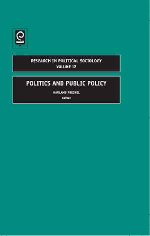 Politics and Public Policy de Harland Prechel