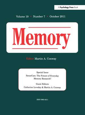 SenseCam: The Future of Everyday Memory Research? de Catherine Loveday