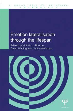 Emotion Lateralisation Through the Lifespan de Victoria Bourne