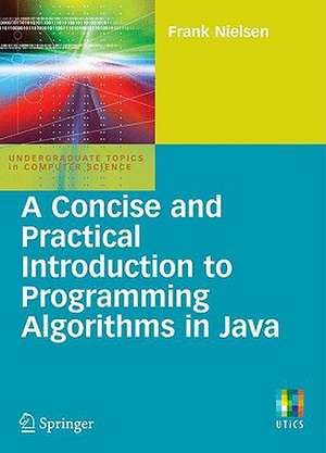 A Concise and Practical Introduction to Programming Algorithms in Java de Frank Nielsen