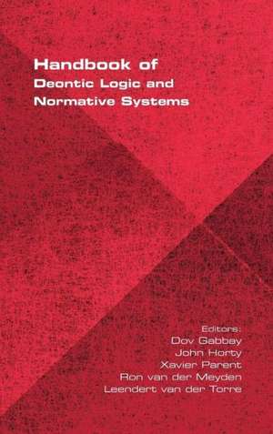 Handbook of Deontic Logic and Normative Systems de Dov Gabbay