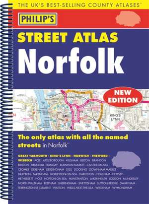 Philip's Street Atlas Norfolk de Philip'S Maps