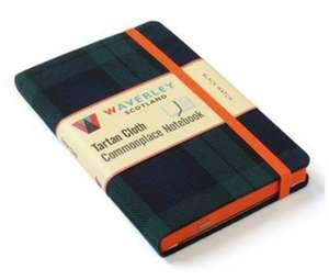 Black Watch: Waverley Genuine Tartan Cloth Commonplace Notebook de Waverley Scotland