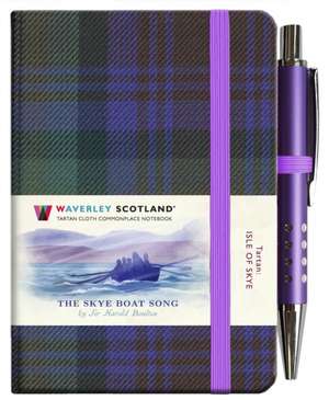 Scotland, W: The Skye Boat Song Tartan Notebook (mini with p de Waverley Scotland