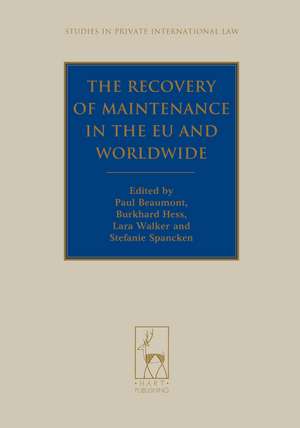 The Recovery of Maintenance in the EU and Worldwide de Paul Beaumont