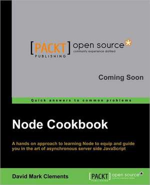 Node Cookbook de David Mark Clements