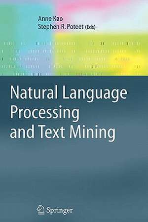 Natural Language Processing and Text Mining de Anne Kao