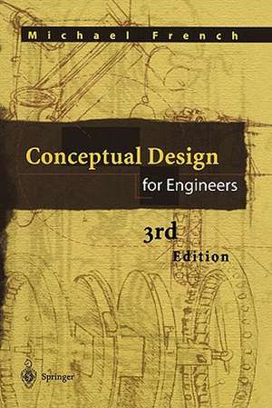 Conceptual Design for Engineers de Michael Joseph French