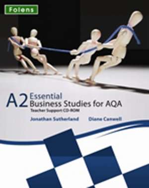 Essential Business Studies A Level: A2 Teacher's Support Pack AQA de JONATHAN SUTHERLAND