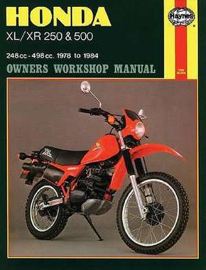 Honda XL/XR 250 & 500 (78 – 84) Haynes Repair Manual de Haynes