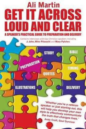 Get it Across Loud and Clear de Ali Martin