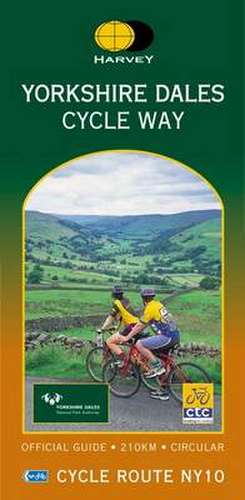 Yorkshire Dales Cycle Way de Harvey Map Services Ltd