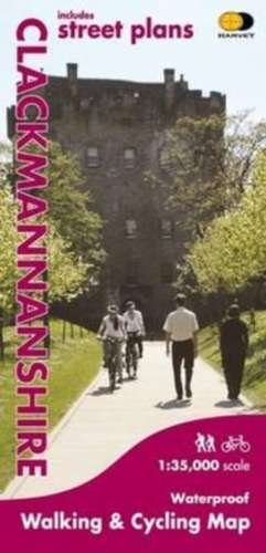 Clackmannanshire de Harvey Map Services Ltd.