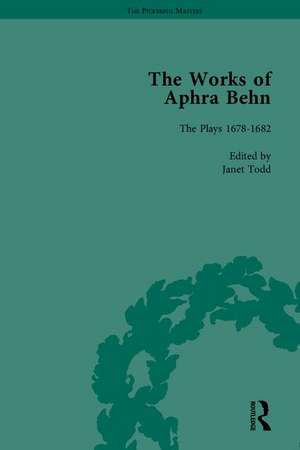 The Works of Aphra Behn (Set) de Janet Todd