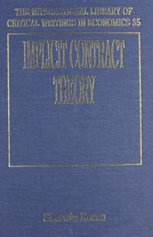 Implicit Contract Theory de Sherwin Rosen