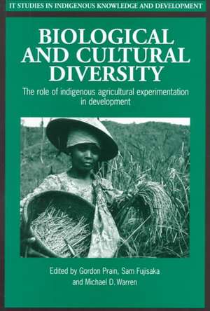 Biological and Cultural Diversity de Gordon Prain