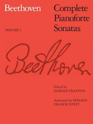 Complete Pianoforte Sonatas, Volume I de Ludwig van Beethoven