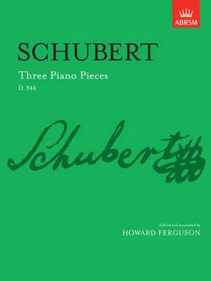 Three Piano Pieces: D. 946 de Franz Schubert