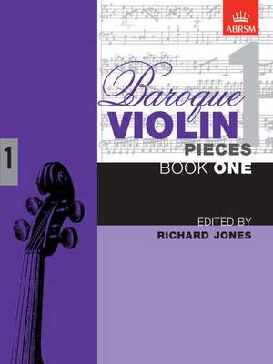 Baroque Violin Pieces, Book 1 de Richard Jones